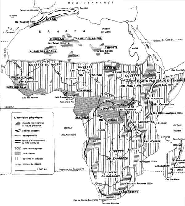 Afrique Physique600