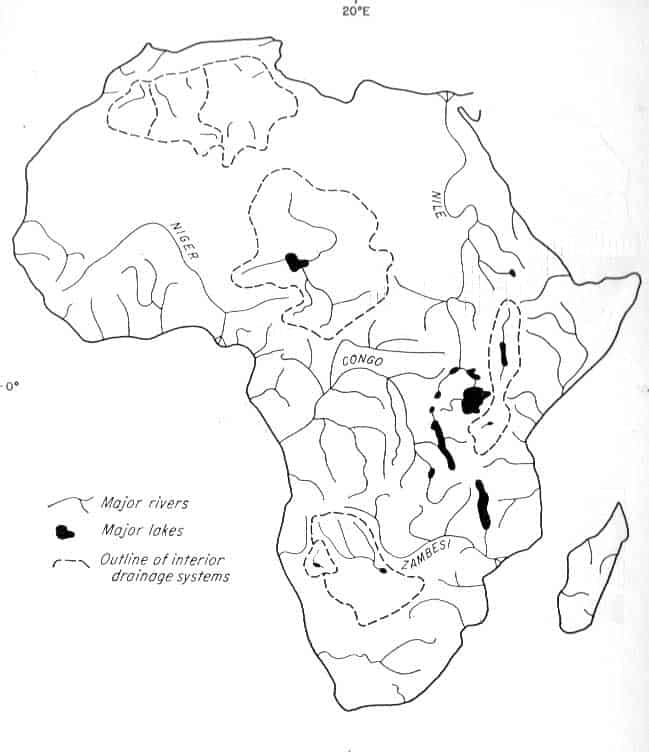 Drainage systems of Africa